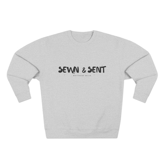Sewn & Sent Crewneck Sweatshirt — Cozy Sewing Lover Pullover