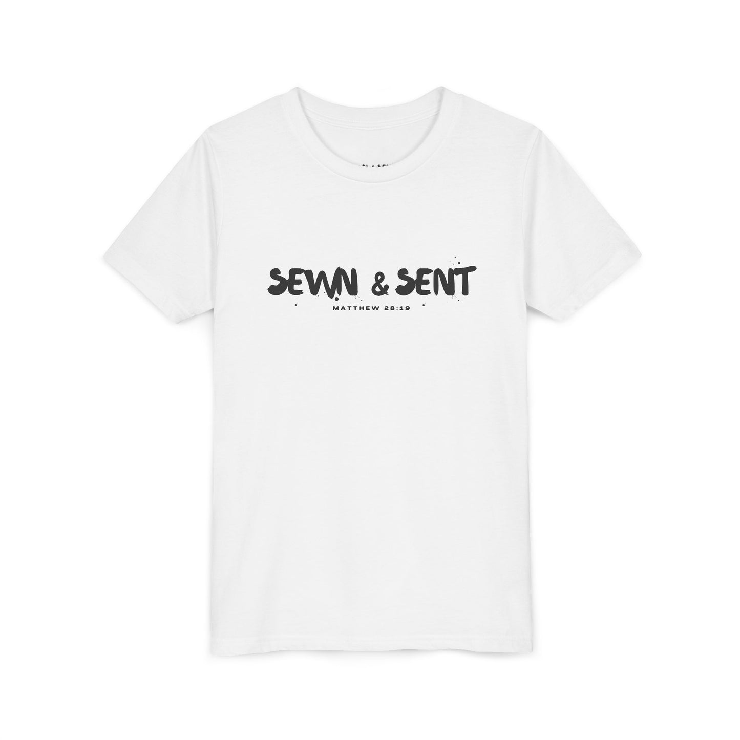 Youth Tee - "Sewn & Sent" Graphic Shirt for Young Crafters